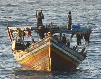 Yemeni fishing boat