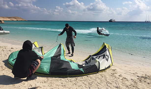 Kitesurf kitesafari Red Sea