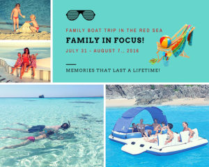 family holiday in focus