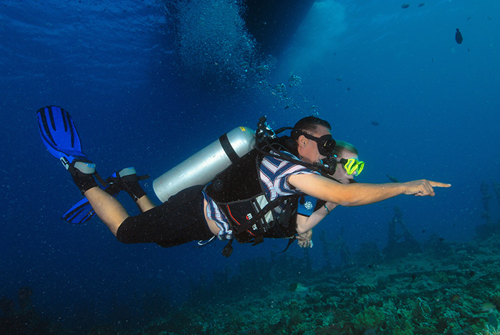 Scuba diving course